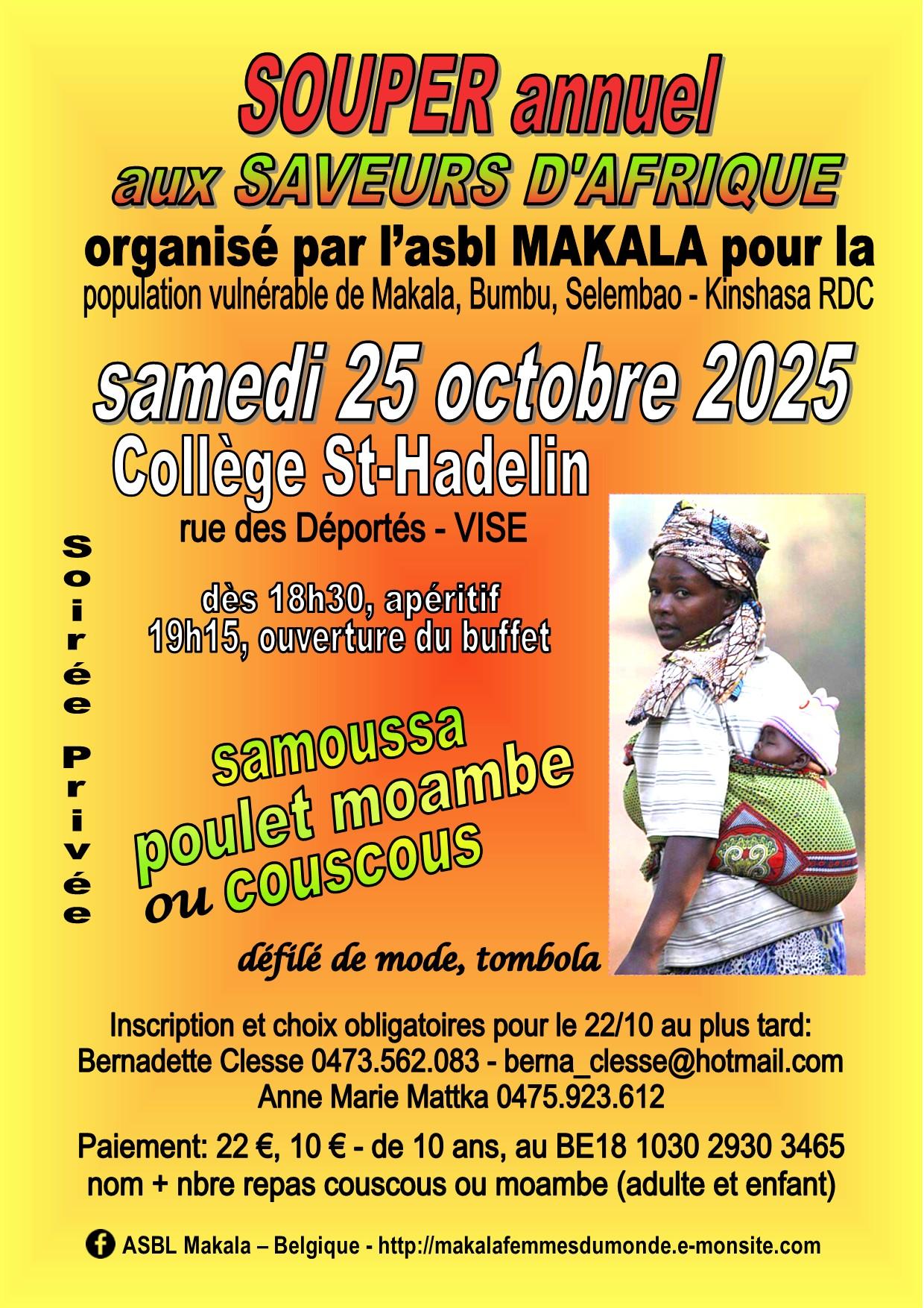 Affiche 25 10 2025 souper makala