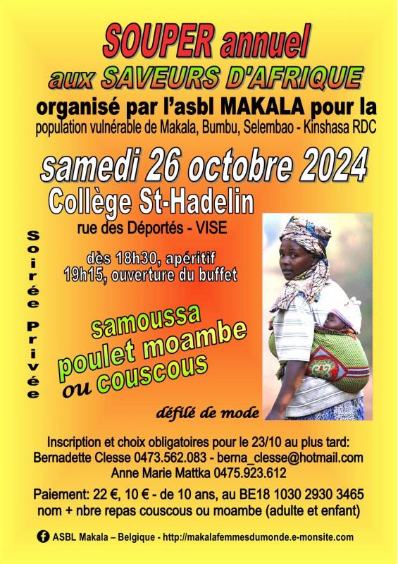 Affiche 26 10 2024 souper makala